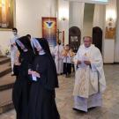 Wprowadzenie relikwii świętej Siostry Faustyny 